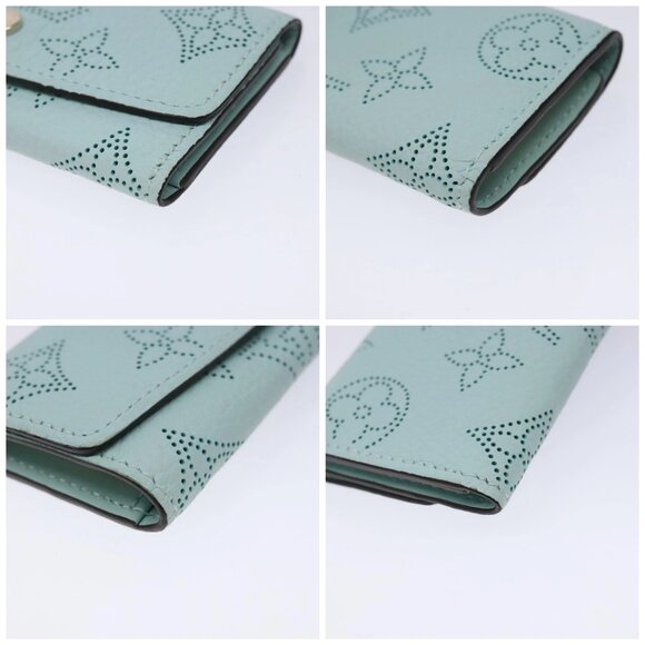 LOUIS VUITTON Mahina Multicles 4 Key Case Blue M83504 LV Auth 129756 - Picture 14 of 16